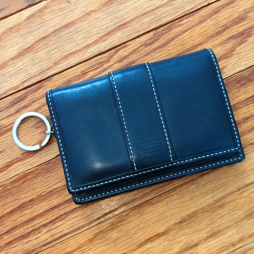 Coach Black Leather Wallet